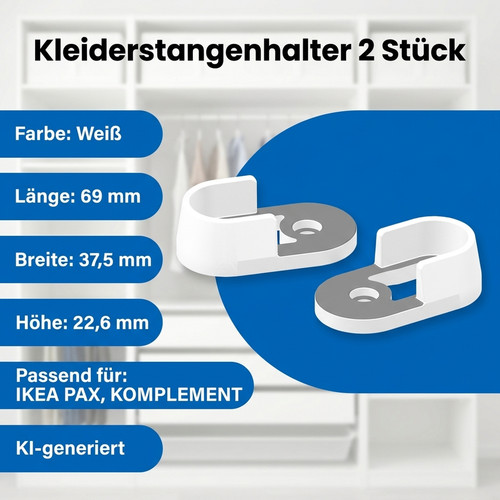Kleiderstangenhalter - , 2