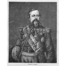 General Edmond LeBoeuf französischer Soldat - antiker Druck 1870