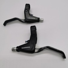 Shimano T4000 Bremshebel V-Brake Schwarz Silber Fahrrad Bremsgriff  Alivio MTB
