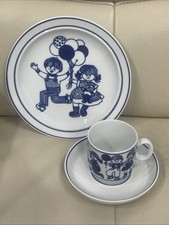 Thomas Kindergeschirr Gedeck Teller Tasse Untertasse Brigitte Extra Modell Blau