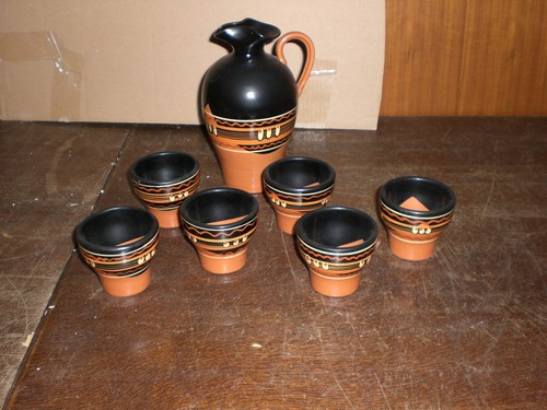 Teiliges service braun aus - 6-teiliges,