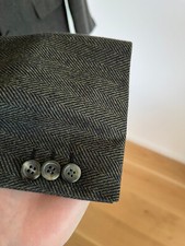 Brioni Green Herringbone