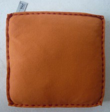 taj Wood & Scherer Dekokissen unbenutzt Wolle orange rot 40x40cm Kissen+Füllung