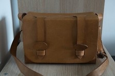 Vintage Vollleder Kameratasche braun 26x15x16cm - Lederdicke 3 mm.