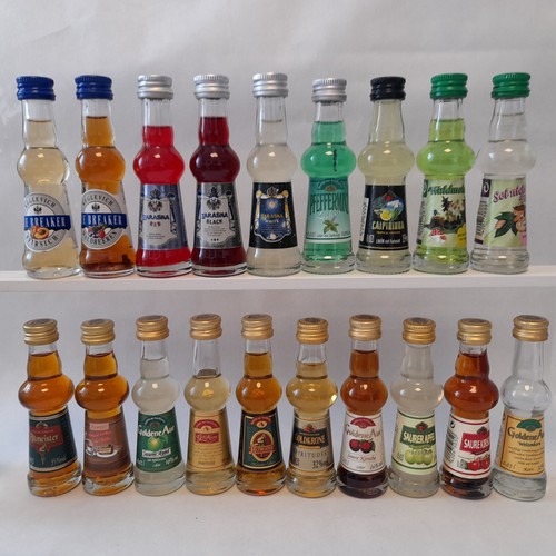 Miniatur schnapsflaschen - miniatur,