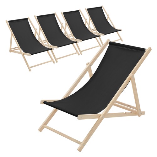 5er set strandliege - set, liegestuhl