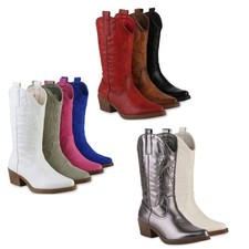 Damen Cowboystiefel Stiefel