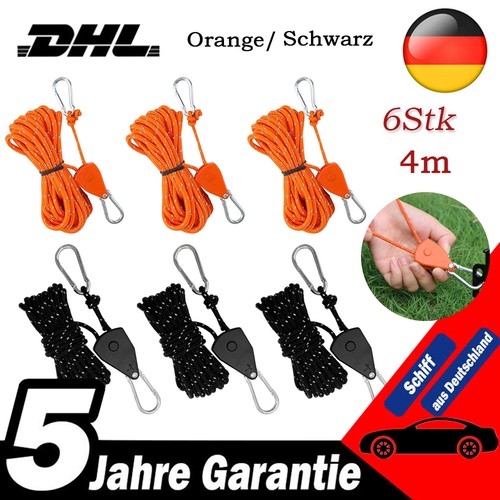 6pcs camping abspannseile - abspannseile, seil