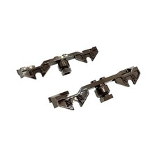 2x Lego Eisenbahn Seitenteil Braun 2871 RC 9V Lok Motor Fahrgestell