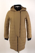 LACOSTE Mantel Gr. FR 36 DE 34 Steppmantel Wintermantel Kapuzenmantel Coat Beige