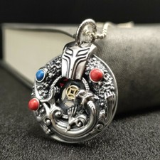 B32 Anhänger Drache Amulett 925 Sterlingsilber 