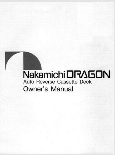 Nakamichi dragon cassette tape - nakamichi,