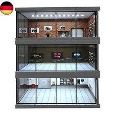 Diorama 1:43 Auto-Garage Modell LED Auto Showroom Szene Modell Deutschland DE