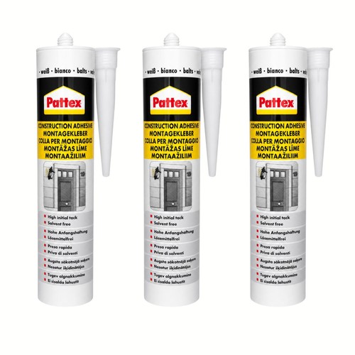 Pattex montagekleber weiß - montagekleber,