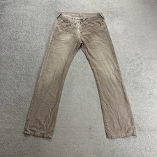 LEVIS 901 Herren Jeans Hose W31 L34 Cordhose Samt Regular Bootcut 7607 Beige