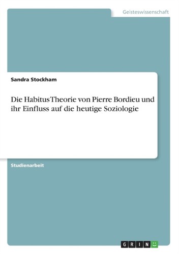 Stockham die habitus - -, theorie