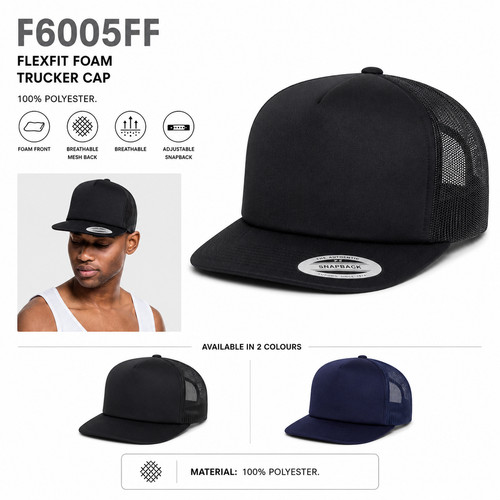 Flexfit f6005ff foam trucker - f6005ff,