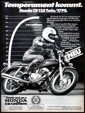 Honda CB 125 Twin, originale Werbung aus 1977