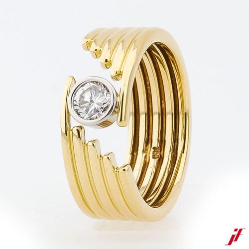 Ring solitärring 750 - ring,