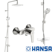 Hansa Polo Duscharmatur Set Brause Duschsystem Basicjet Style 3-jet Bad Dusche