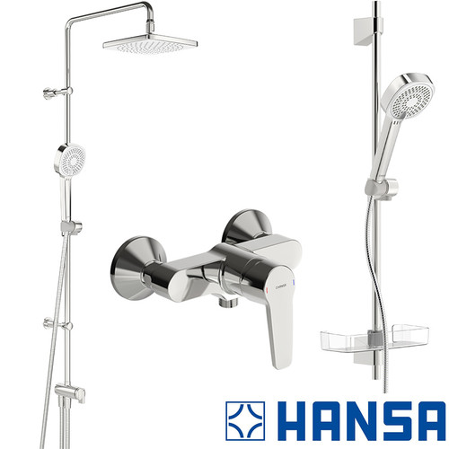 Hansa polo duscharmatur set - hansa,