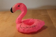 Flamingo Getränkehalter aufblasbar Schwimmtier pink
