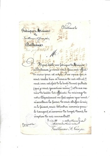 1847 rundbrief bordeaux - rundbrief.,
