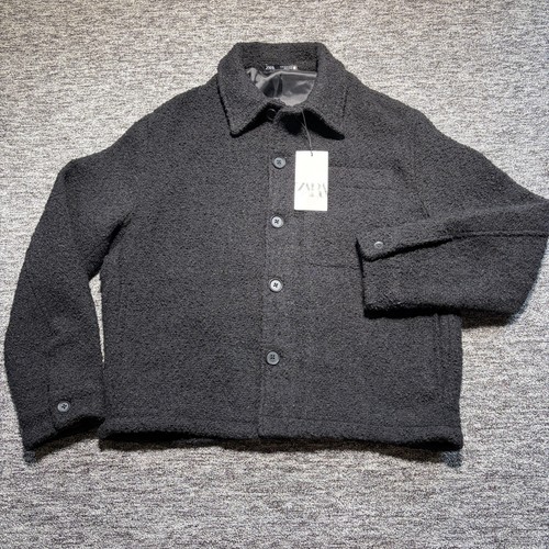 Zara wolle overshirt - zara, jacke