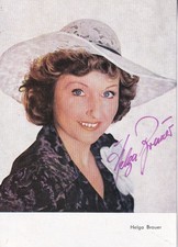 Autogramm - Helga Brauer - DDR