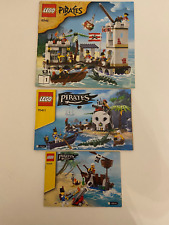 Lego 6242 Piraten Soldaten Fort +70411 +70409  Bauanleitungen