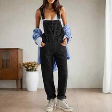 Damen Latzjeans Latzhose Denim