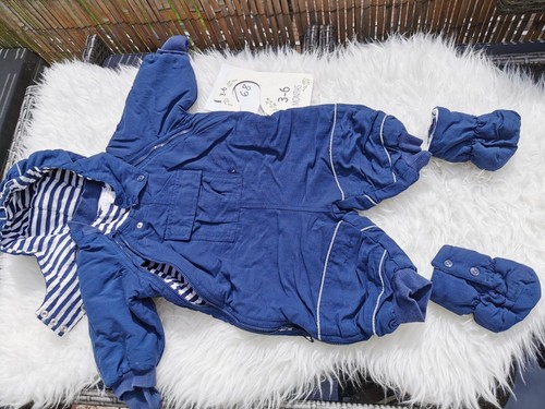 Schneeanzug overall blau m - schneeanzug,