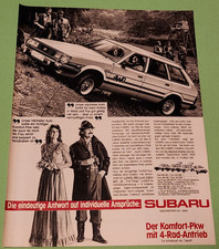 56. SUBARU Modelle 4 Rad