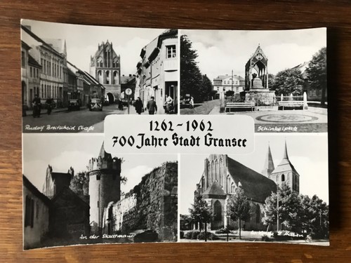 Ansichtskarte 700 jahre - ansichtskarte, stadt