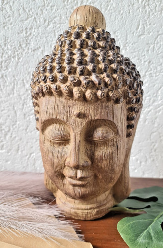 Buddha kopf statue skulptur - buddha,