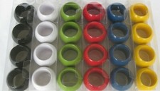 2x 4 hochwertige Serviettenringe Holzringe natur Holz natürlich Serviettenhalter