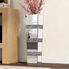 Verspiegelte hohe Bodenvase