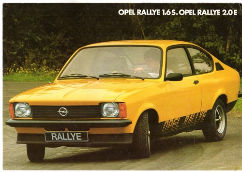 Opel kadett rallye - opel,