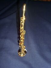 Miniatur Klarinette goldfarben