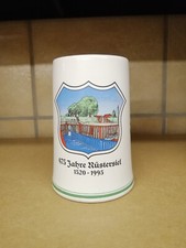 Jever Bierkrug Seidel Keramik Stein Rarität 0,5 l 425 Jahre Rüstersiel 1995