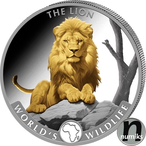 Löwe lion vergoldet 2025 - lÖwe,