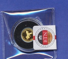 Feingold-Münze 1 $ Fijji 2007,  0,5 g "Libertad" PP