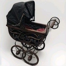 Antik Puppenwagen aus Holz