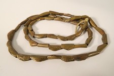Alte Messingperlen Ashanti Baule Akan HI28 6mm Old small brass beads Westafrica