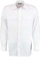 Condor Herren Langarm Pilotenhemd mit abnehmbaren Schulterklappen Koweo