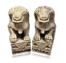 Paar Wächterlöwen -