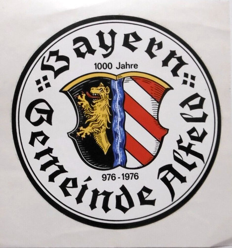 Souvenir aufkleber gemeinde - souvenir-aufkleber,