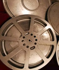 1x SIEMENS 16mm Aluminium Film Leer Spule ca. 600m 36,5cm je in Filmdose Alu,Gut