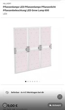2 x LED Pflanzenlampe/ Grow Lampe 600 Watt 