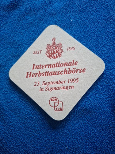 Bierdeckel 1995 sigmaringen - 1995,